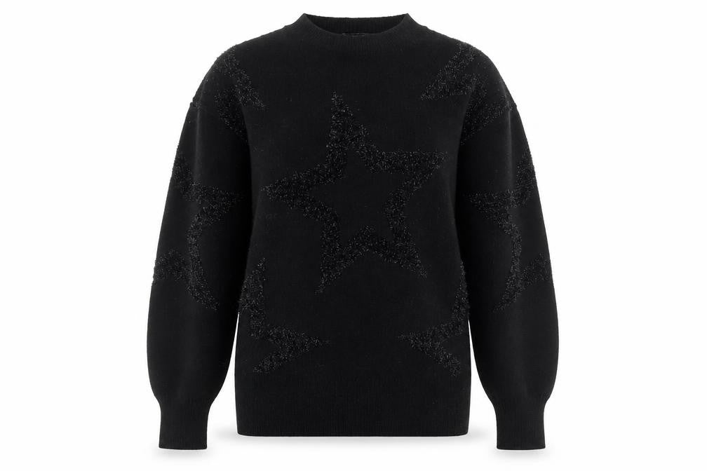 Next Women's Black Star Pullover Jumper - Size S