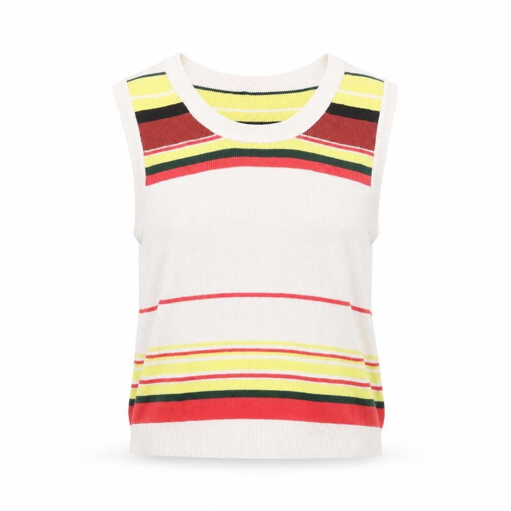 Next Women's Multicoloured Striped Vest M