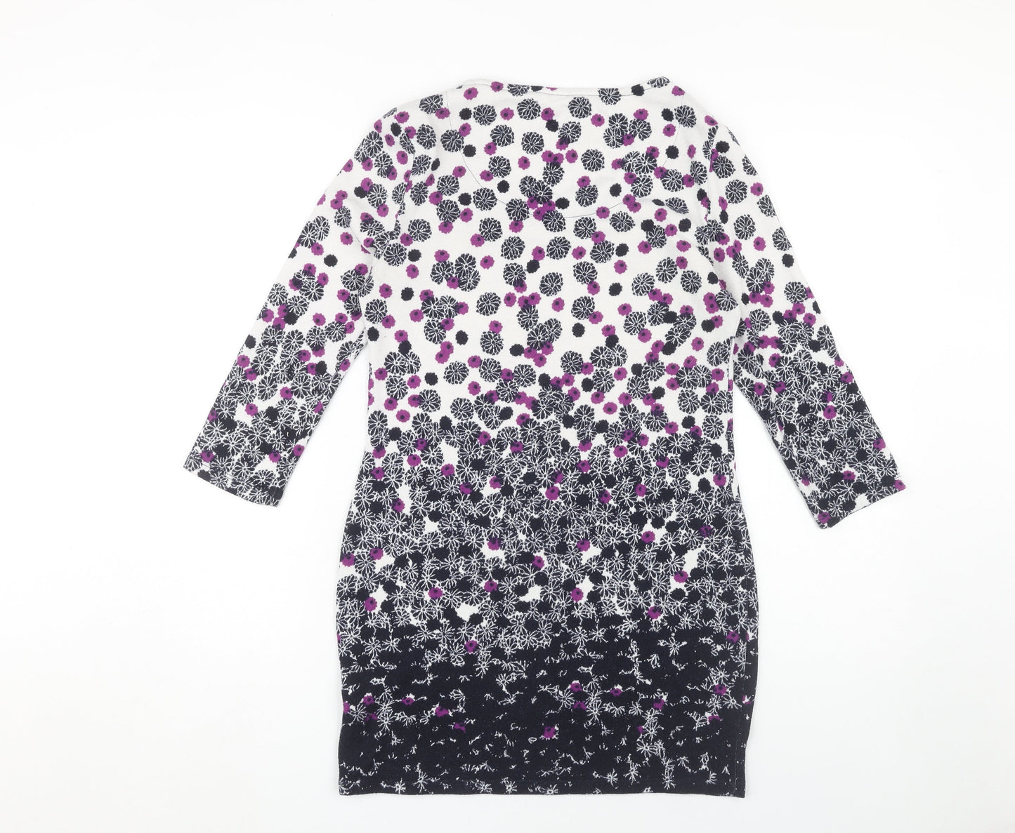 Marks and Spencer Women's Black Floral Dress UK 8