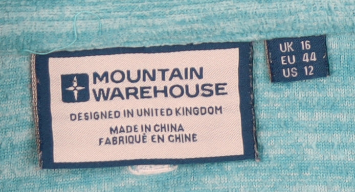 Mountain Warehouse Women's Blue Pullover Sweatshirt Size 16