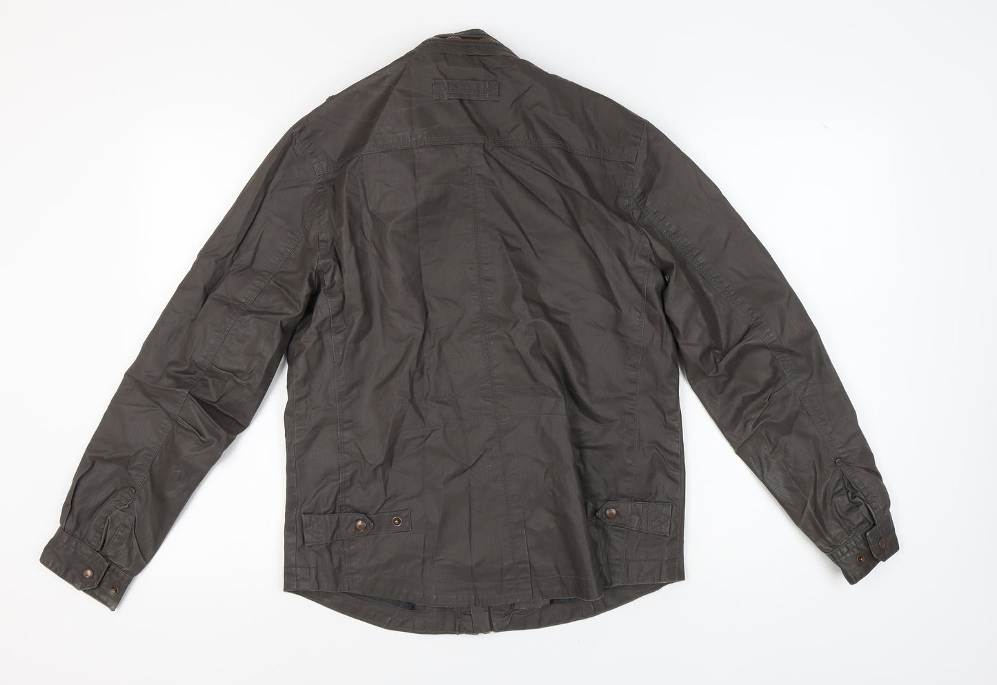F.F.P. Men's Brown Military Style Jacket S
