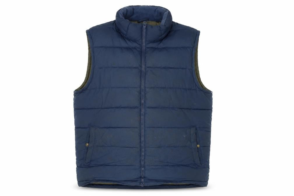 GAP Men's Blue Puffer Waistcoat S Casual