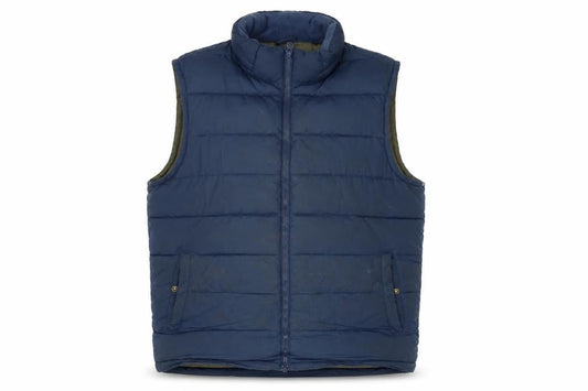 Gap Men's Blue Puffer Waistcoat S Casual