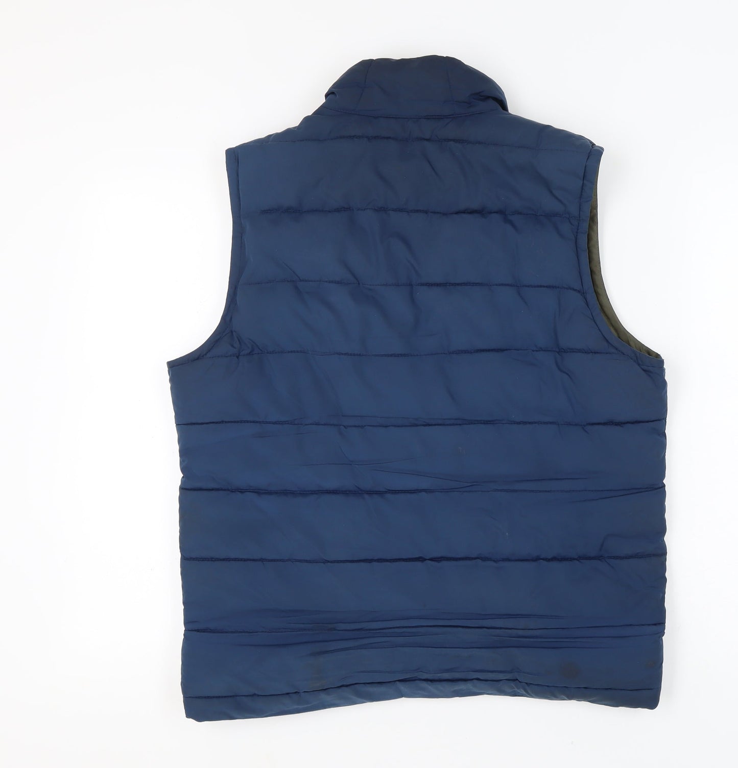 GAP Men's Blue Puffer Waistcoat S Casual