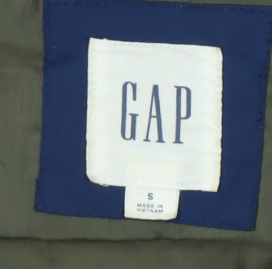 GAP Men's Blue Puffer Waistcoat S Casual