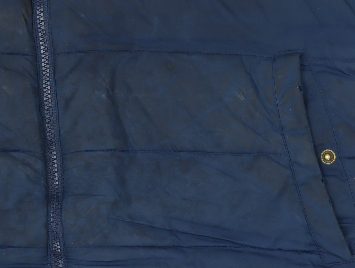 GAP Men's Blue Puffer Waistcoat S Casual