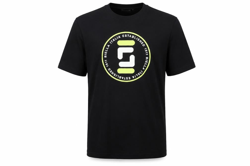 Fila Men's Black Graphic Print T-Shirt Medium