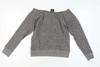 Hard Rock Cafe Women's Grey Logo Sweatshirt, Size S