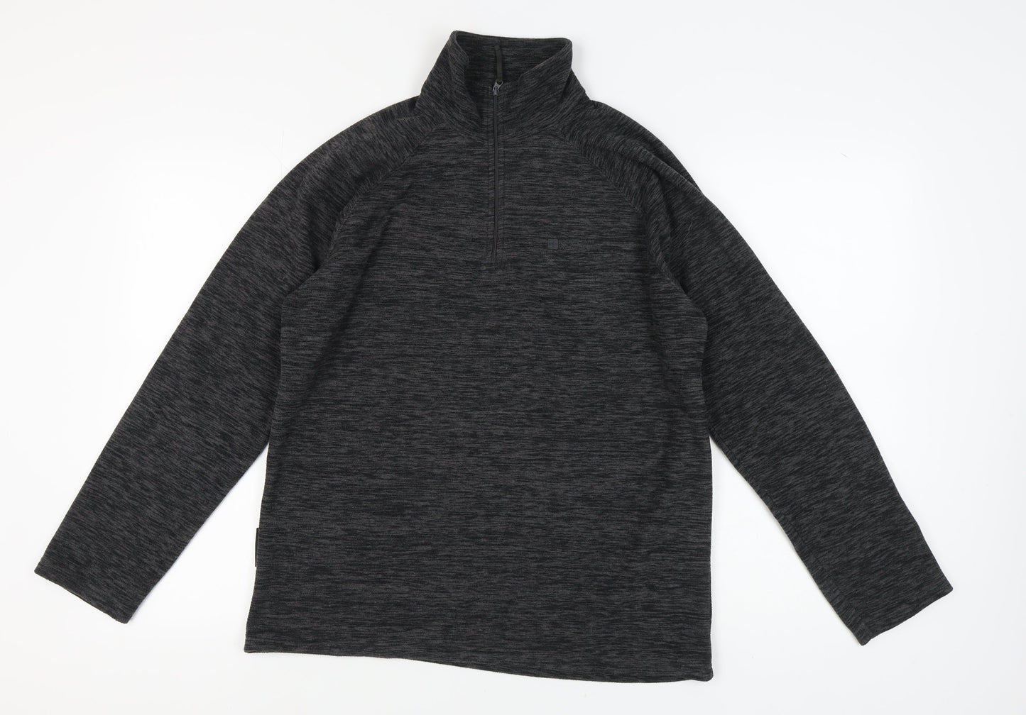 Mountain Warehouse Men's Black 1/4 Zip Sweatshirt M