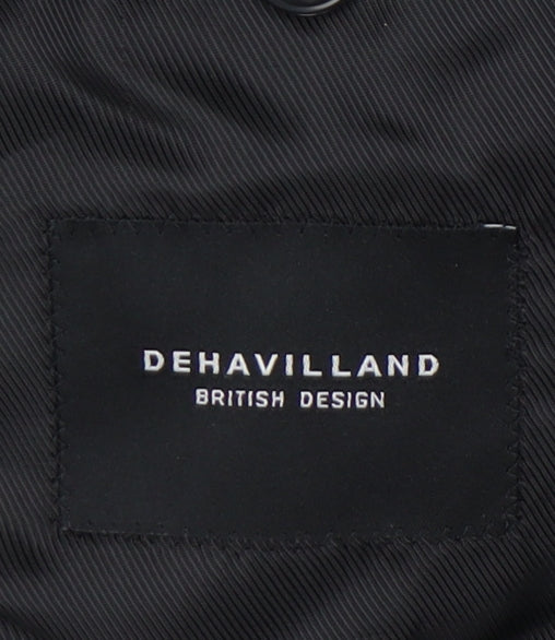 Dehavilland Men's Grey Blazer, Short Fit, Chest Size 42S