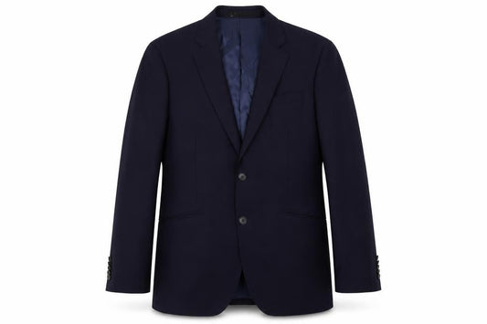 T.M. Lewin Men's Blue Wool Blazer Size 39 Regular