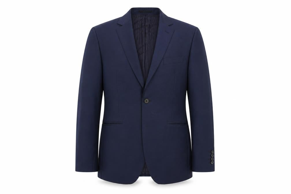 Austin Reed Men's Blue Blazer, Size 40R, Mohair Blend