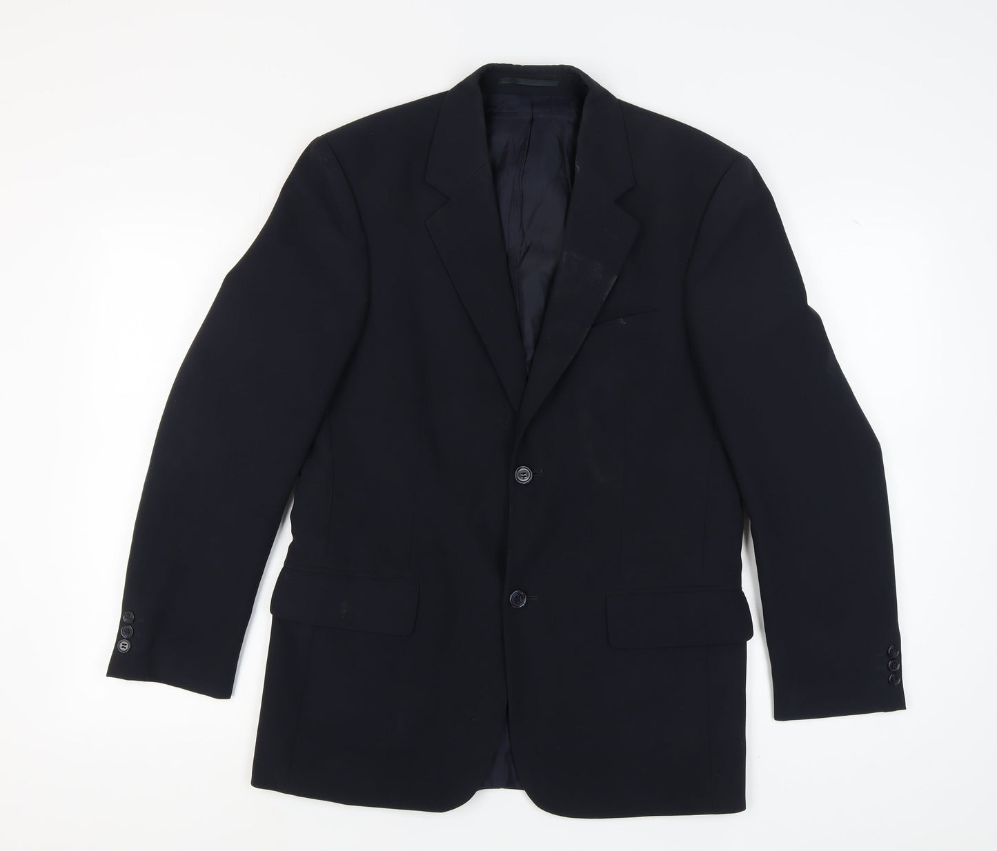 Farah Men's Blue Regular Blazer, Size 38R