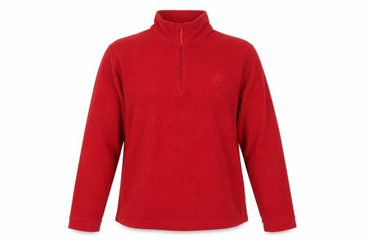 Mountain Essentials Women's Red 1/2 Zip Fleece 14