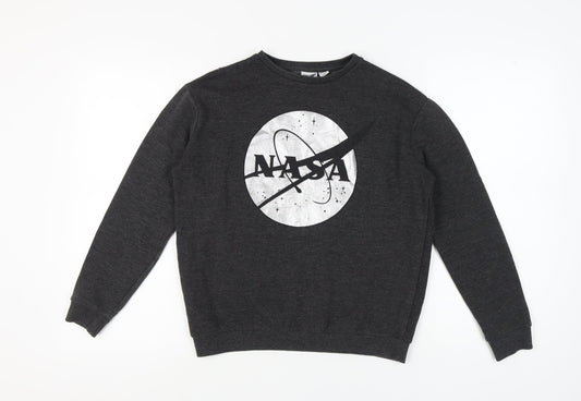 NASA Graphic Sweatshirt, Black, Size 10