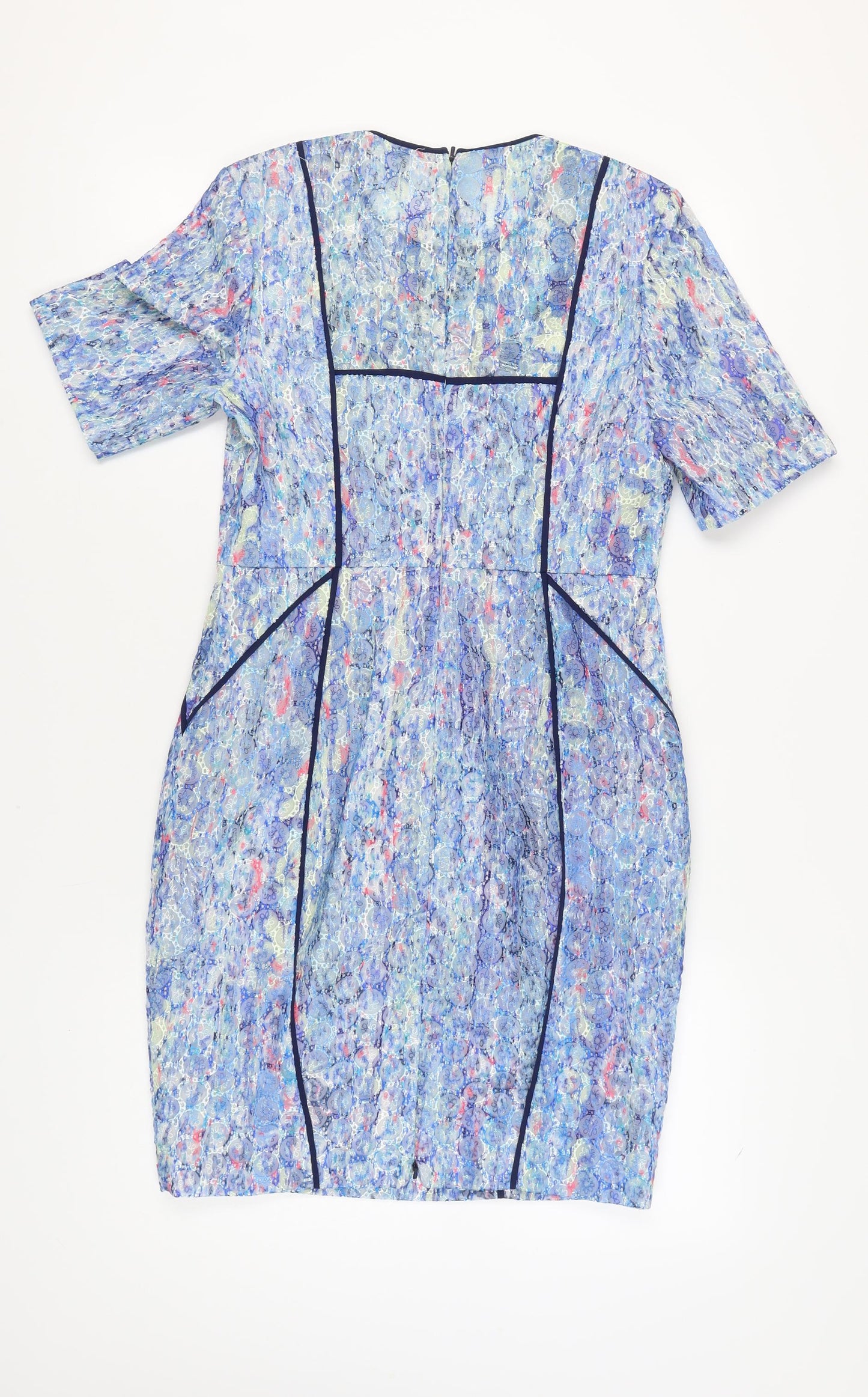 Whistles Women's Blue Knee-Length Dress, Size 12