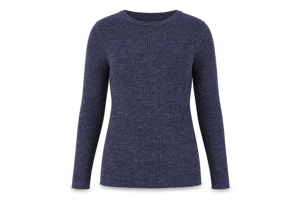 Fat Face Women's Blue Crew Neck Pullover Jumper Size 8