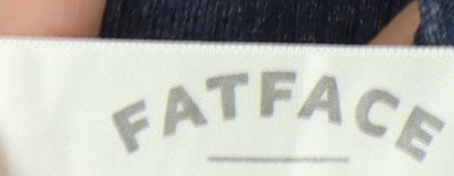 FatFace Women's Blue Crew Neck Pullover Jumper Size 8
