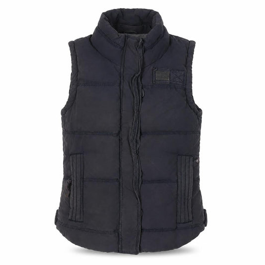 Superdry Women's Black Waistcoat S Puffer Jacket