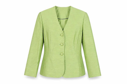 Eastex Women's Green Blazer Size 10 Long Sleeve