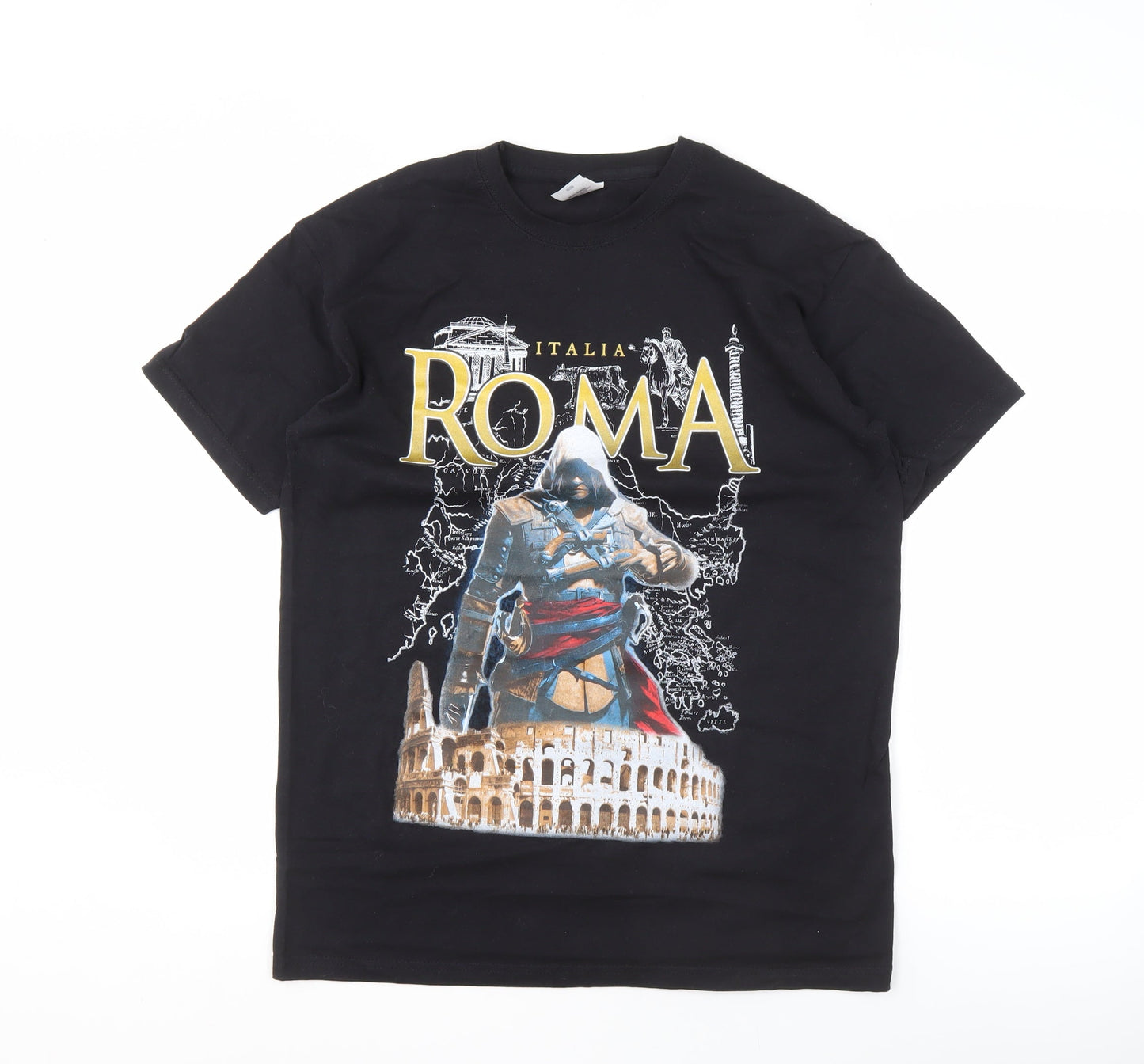 Fruit of the Loom Men's Black M Graphic T-Shirt