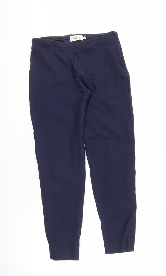 Louche Women's Blue Skinny Trousers - Size 10