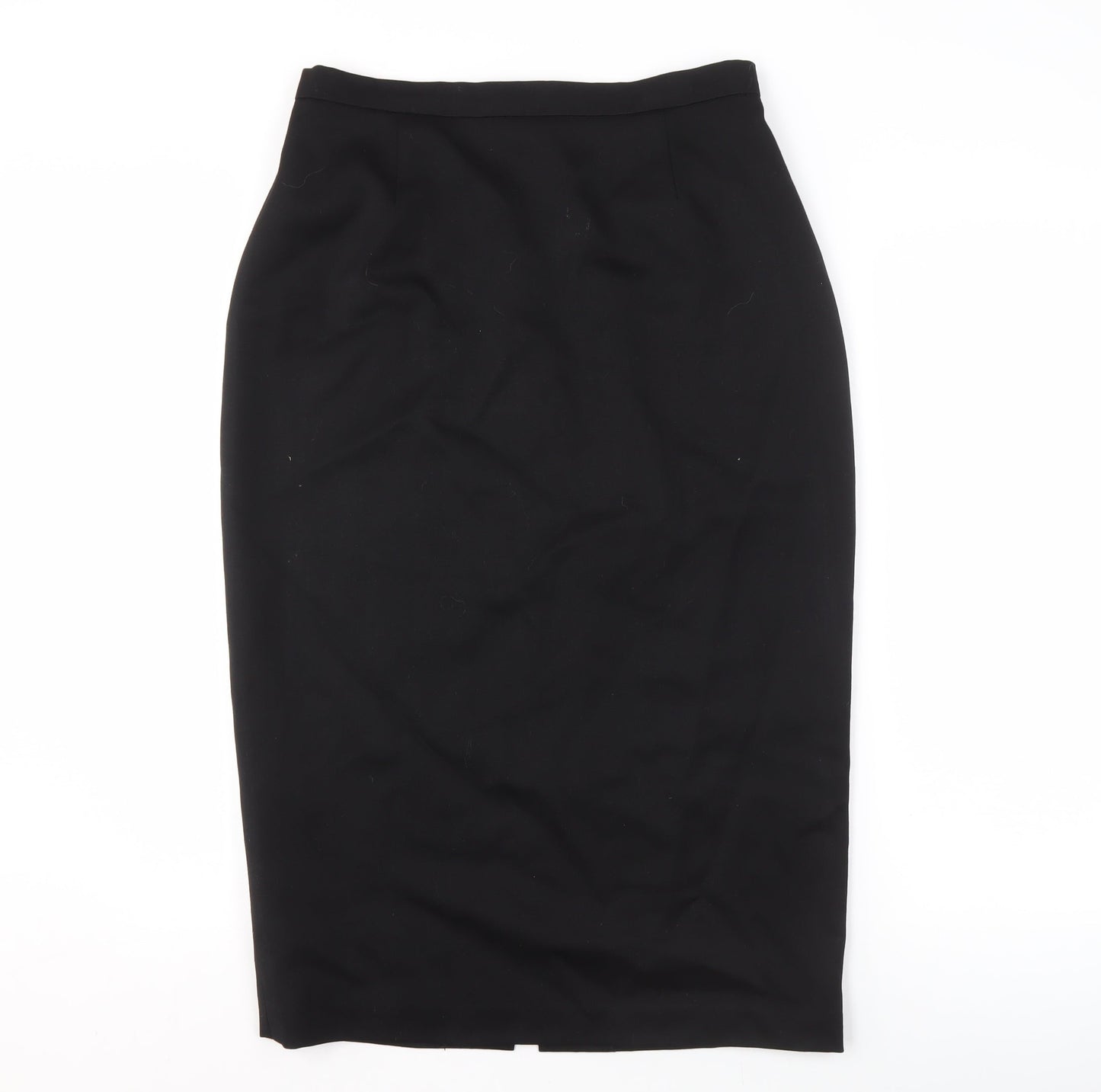 Claude Bert Women's Black Wool Pencil Skirt