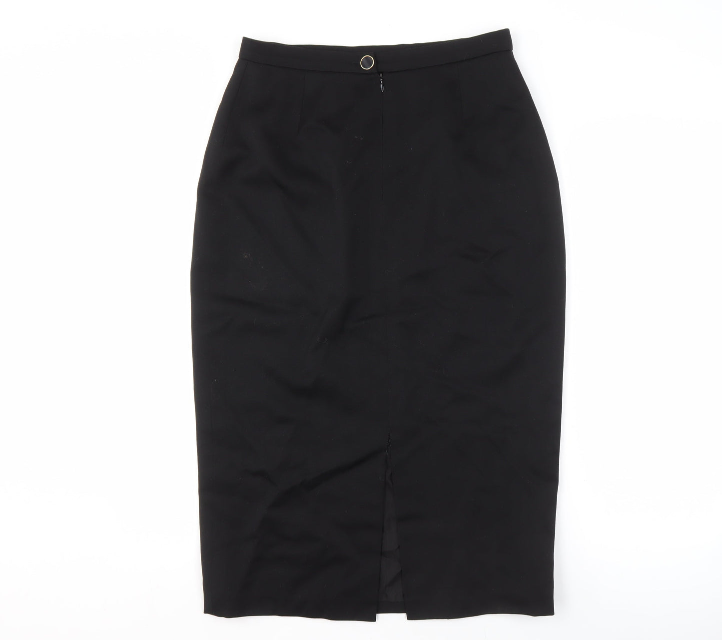 Claude Bert Women's Black Wool Pencil Skirt