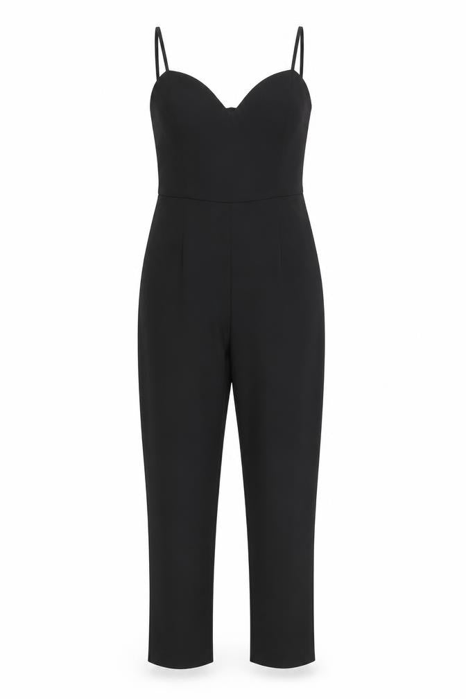 New Look Women's Black Sleeveless Jumpsuit Size 8