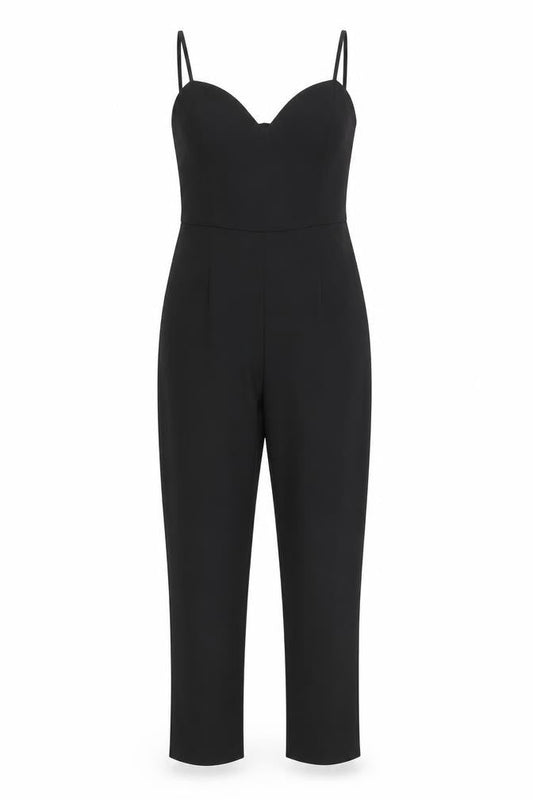 New Look Women's Black Sleeveless Jumpsuit Size 8