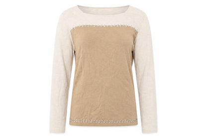 Next Women's Beige Pullover Jumper, Size 14, Boat Neck