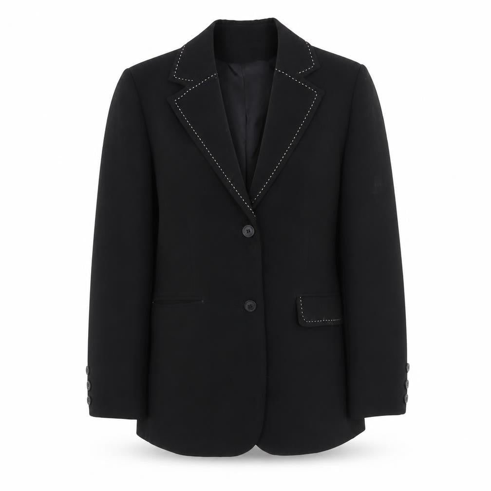 Coercion Women's Black Blazer Size 14 Business Jacket