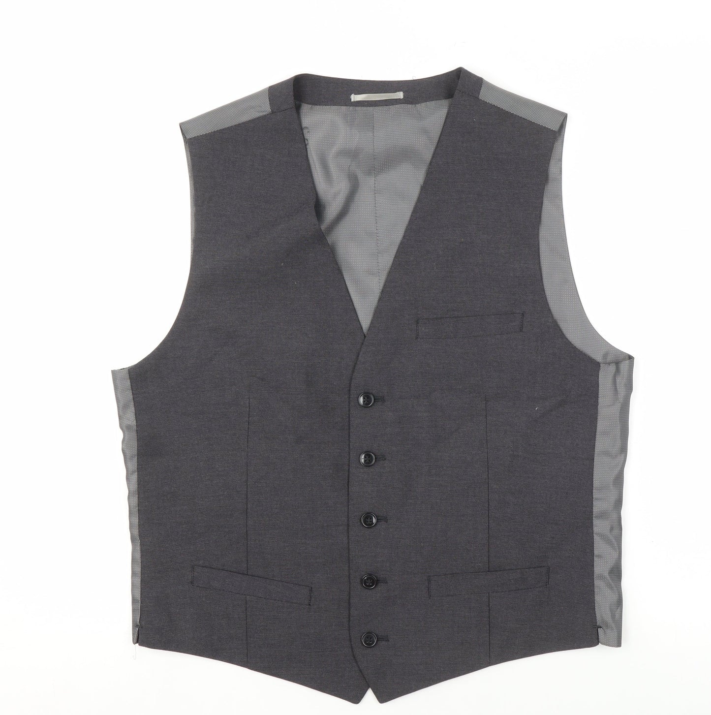 Marks and Spencer Men's Grey Waistcoat 38R Formal