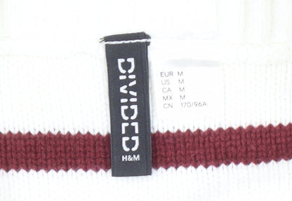H&M Women's Red White Striped Pullover Jumper Size 12