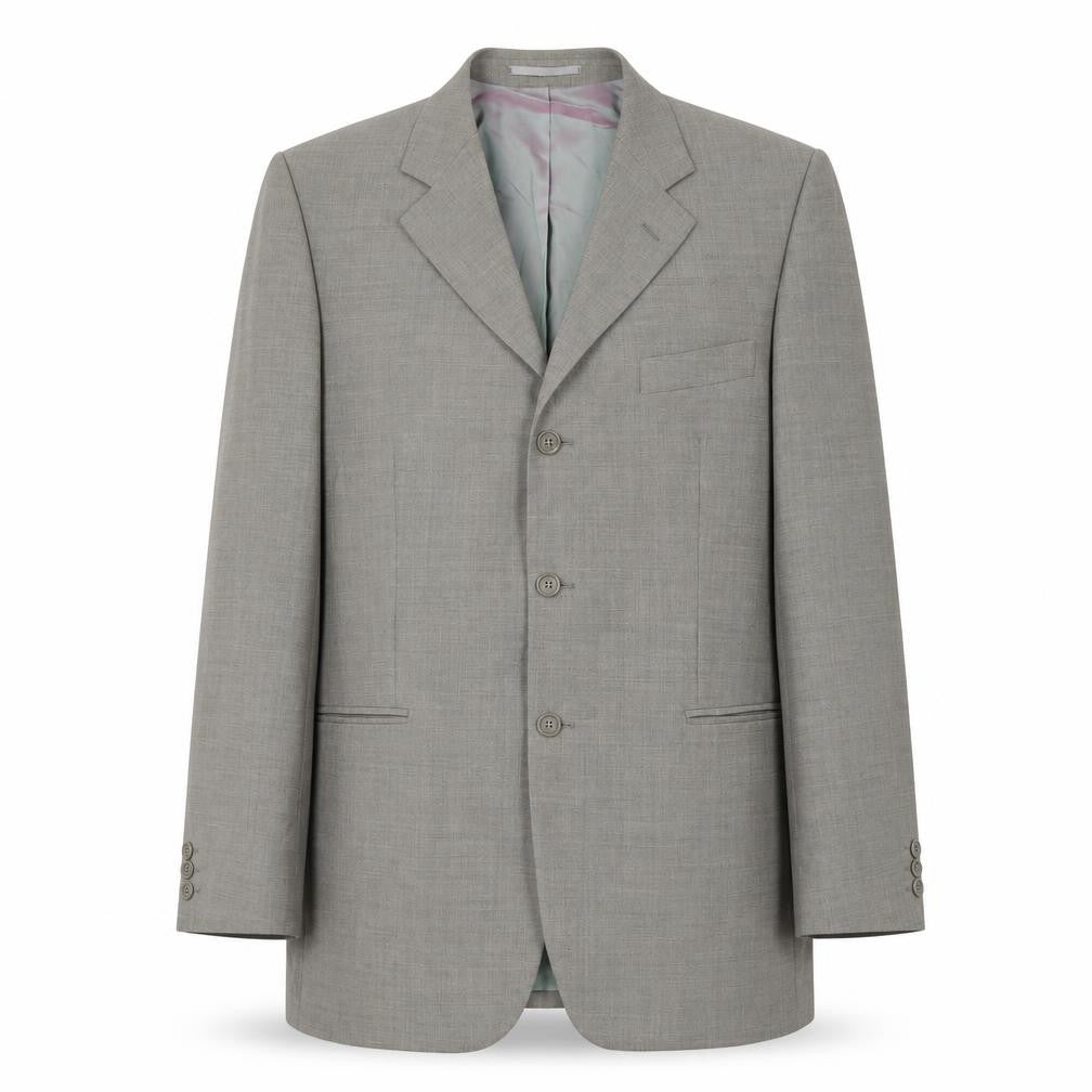 Karl Jackson Men's Grey Blazer, 42 Chest, Regular Fit