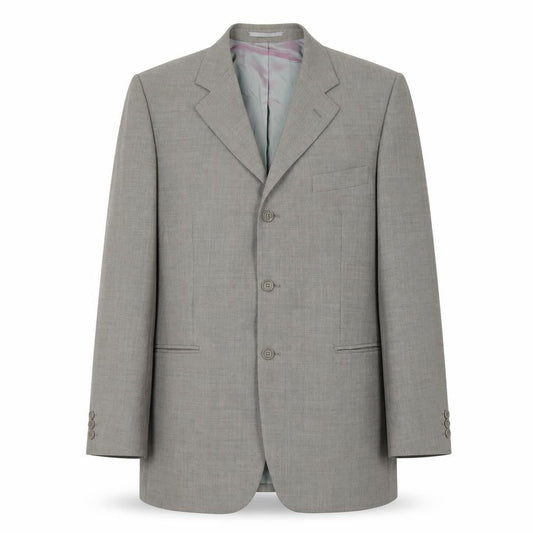 Karl Jackson Men's Grey Blazer, 42 Chest, Regular Fit