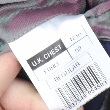 Karl Jackson Men's Grey Blazer, 42 Chest, Regular Fit