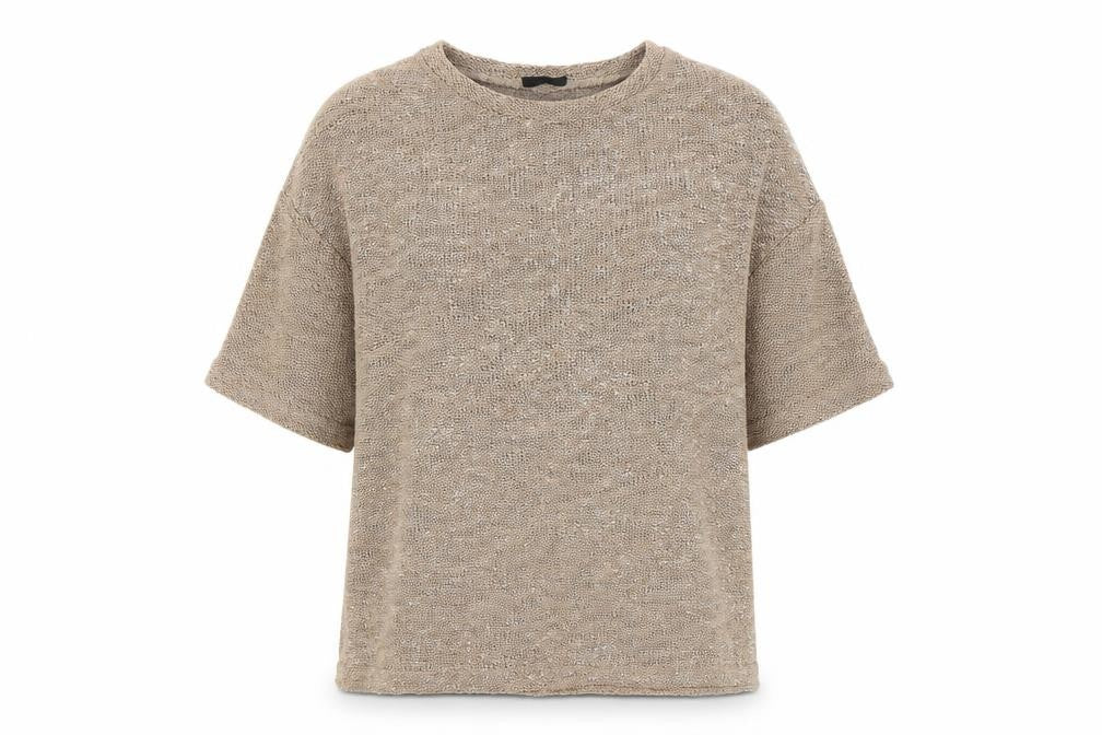 Topshop Women's Beige Pullover Knit Jumper, Size 12