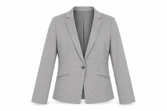 H&M Women's Grey Blazer Suit Jacket Size 12
