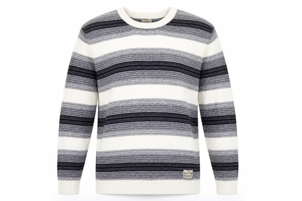 Next Men's Multicoloured XL Striped Knit Pullover Jumper