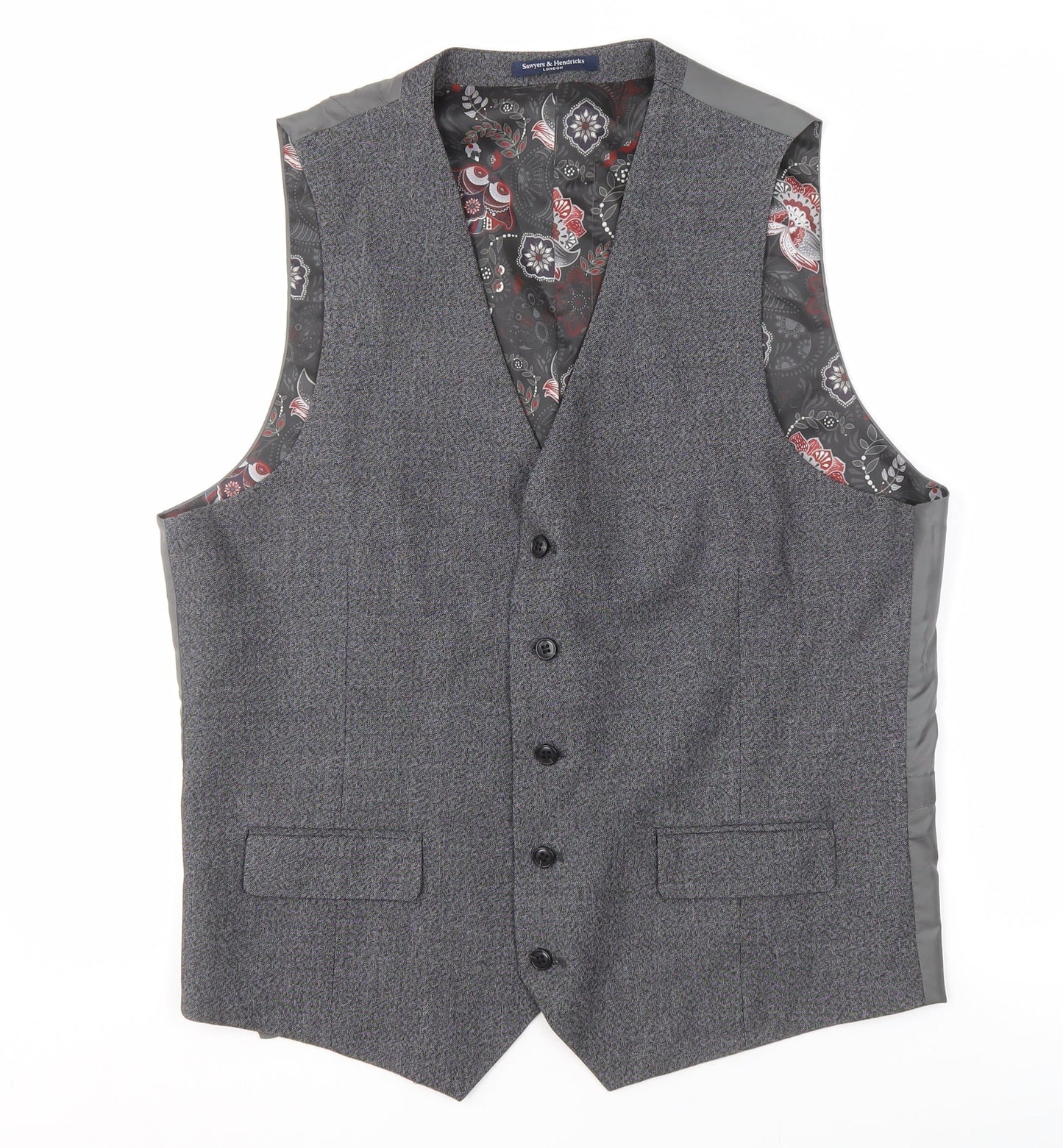 Sawyers & Hendricks Men's Grey Waistcoat 42R
