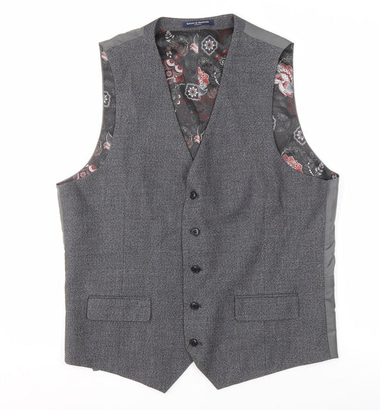 Sawyers & Hendricks Men's Grey Waistcoat 42R