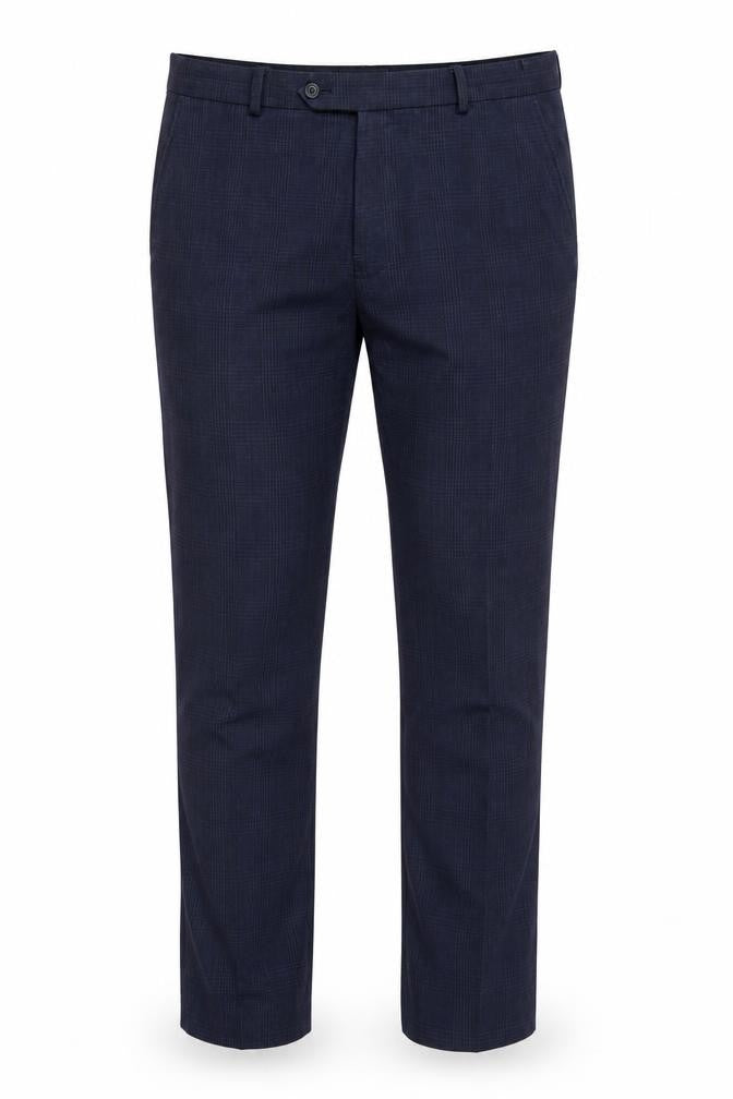 Next Men's Blue Polyester Trousers, Size 34