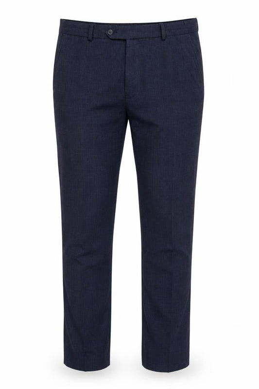 Next Men's Blue Polyester Trousers, Size 34