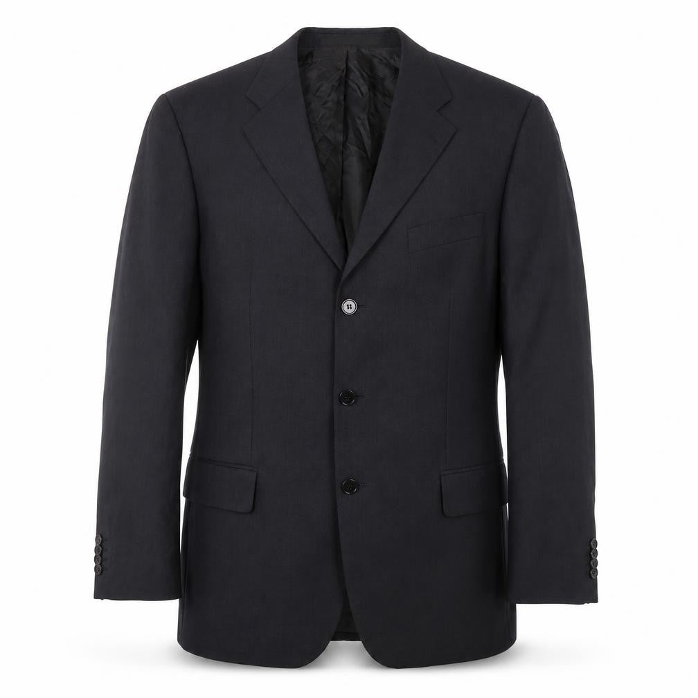 Féraud Men's Black Wool Blazer Jacket Size UK 48