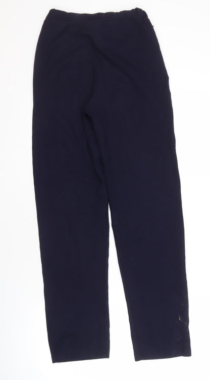 Zara Women's Blue Jogger Trousers - Size 8