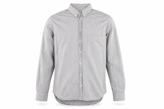Giorgio Armani Men's Grey Long Sleeve Shirt, Size 16