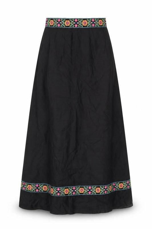 St. André London Women's Black Long Skirt