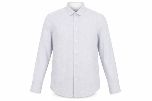 STEEL & JELLY Men's XL White Check Shirt