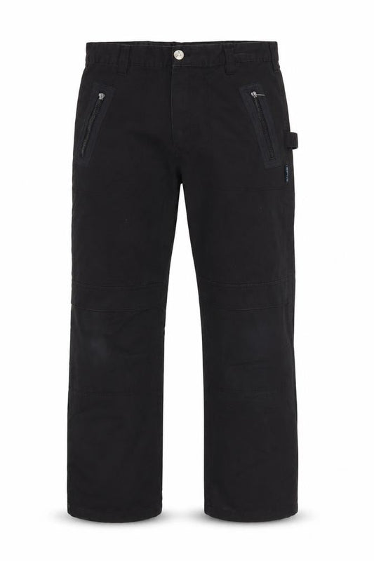 Rigour Men's Black Straight Jeans Size L